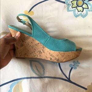 Wedge sling back , size 7 sandals